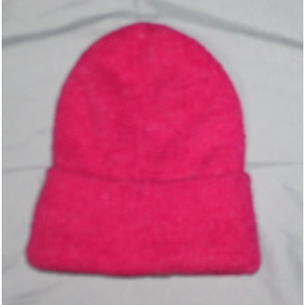 Art Class Girls' One Size pink Ribbed Solid Beanie